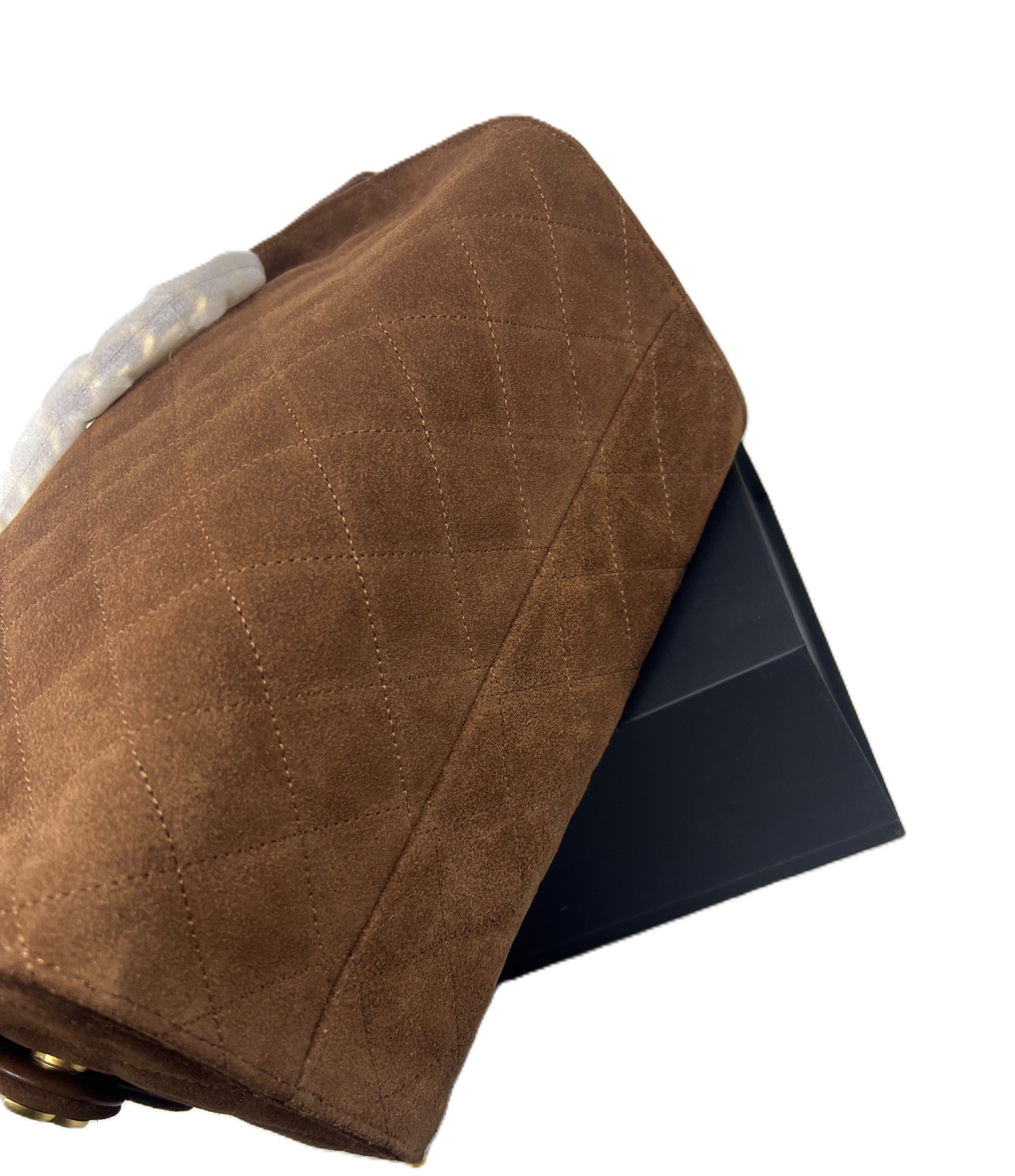 Ch**el 25 Small Handbag Dark Brown For Women 10.2in/26cm AS5293-B18799-U3950