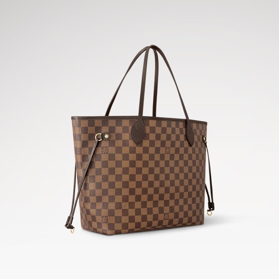 [True-to-ORIGINAL] L0vis Vvtt0n Neverfull MM Tote Bag Brown For Women‎ 12.2in/31cm LV N40599