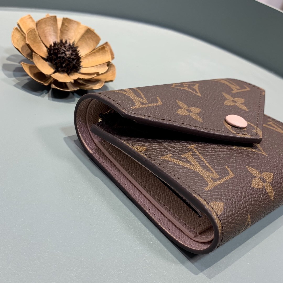 L0vis Vvtt0n Victorine Monogram Canvas Wallet For Women 12cm/4.7in