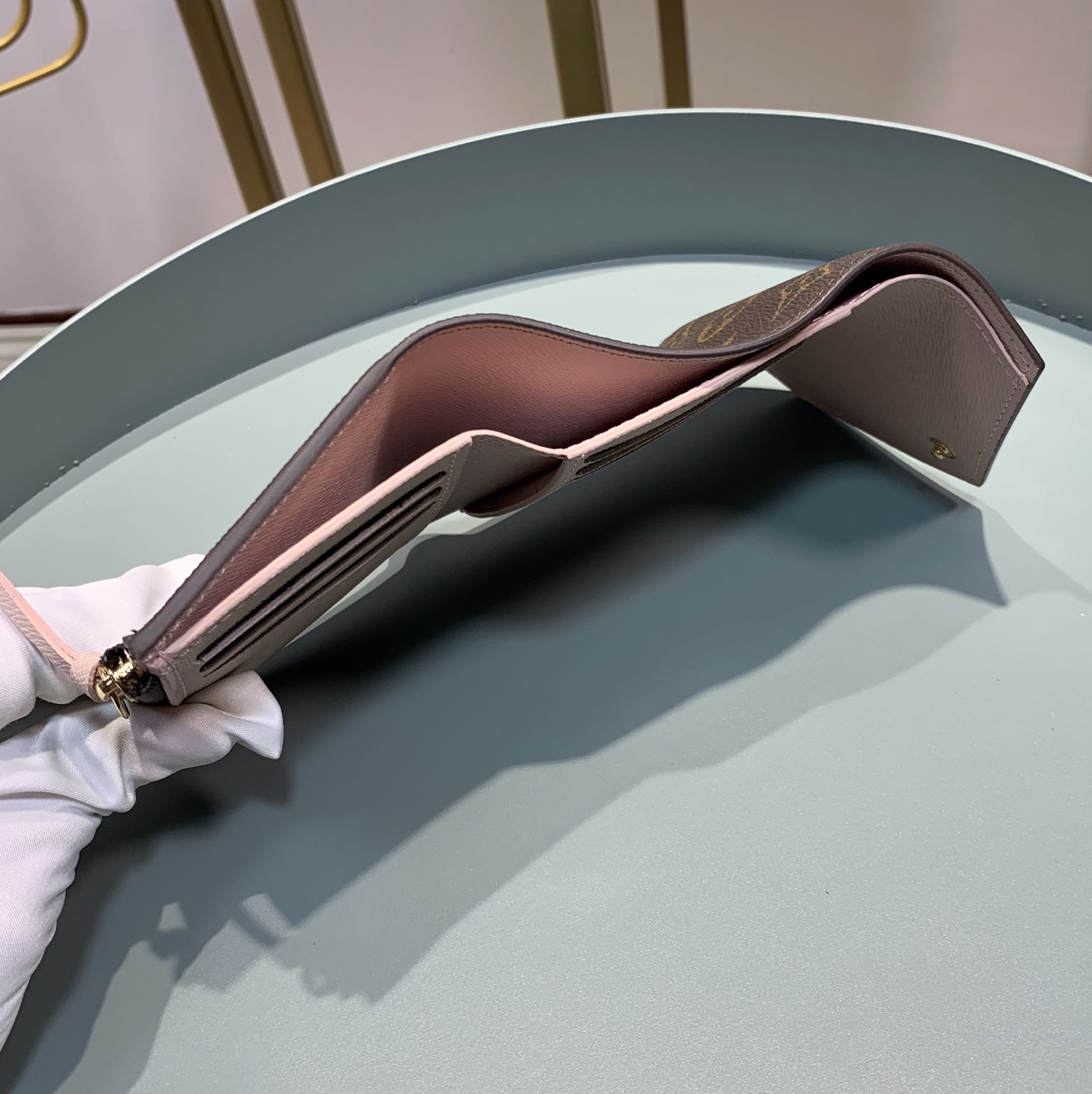 L0vis Vvtt0n Victorine Monogram Canvas Wallet For Women 12cm/4.7in