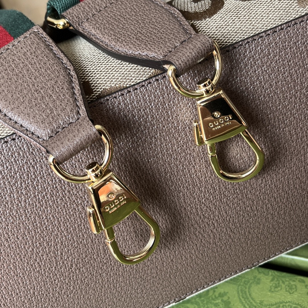 Gvc*1 Tote Bag With Jumbo Camel And Ebony Jumbo GG Canvas For Women 14.6in/37cm 678839 UKMDG 2570