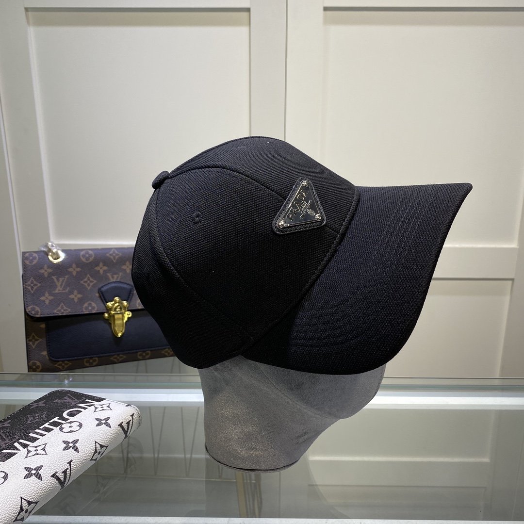 Pra*a Drill Baseball Cap Black Pra*a Cap