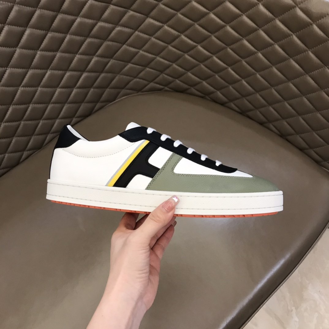 H**me5 Boomerang Sneaker White/Green/Black For Men H211861ZHLN400