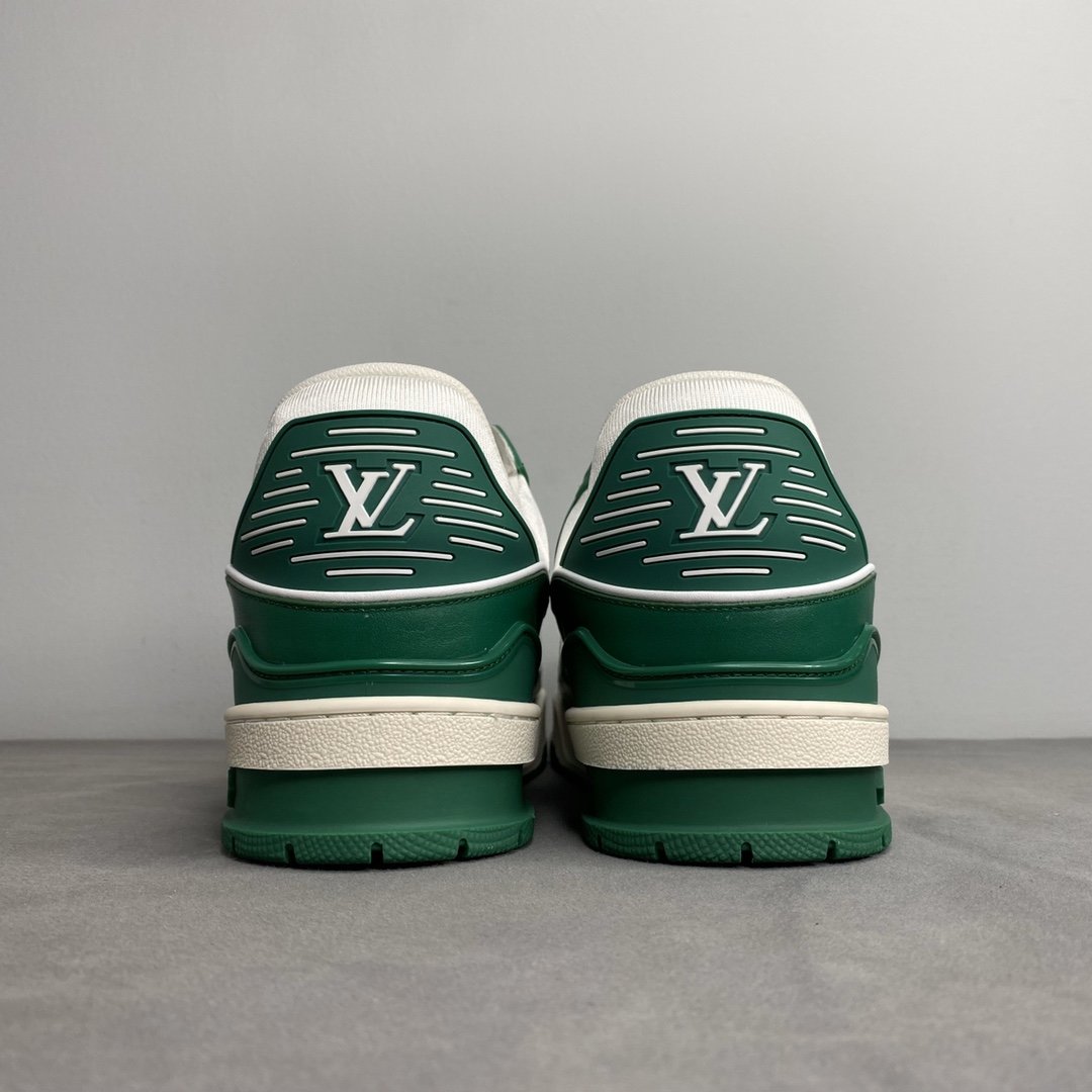 L0vis Vvtt0n Trainer Sneaker Mix Of Materials White/Green Virgil Abloh For Men LV 1A9VNK