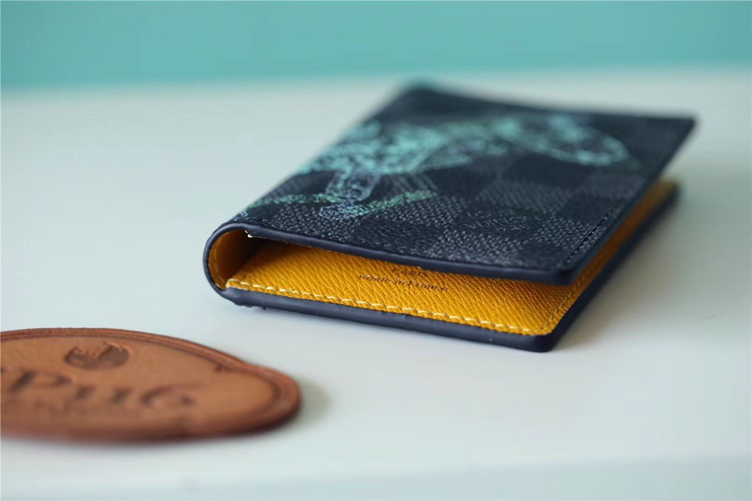 L0vis Vvtt0n Pocket Organiser Damier Graphite Canvas For Men, Men’s Wallet 4.3in/11cm LV N64602