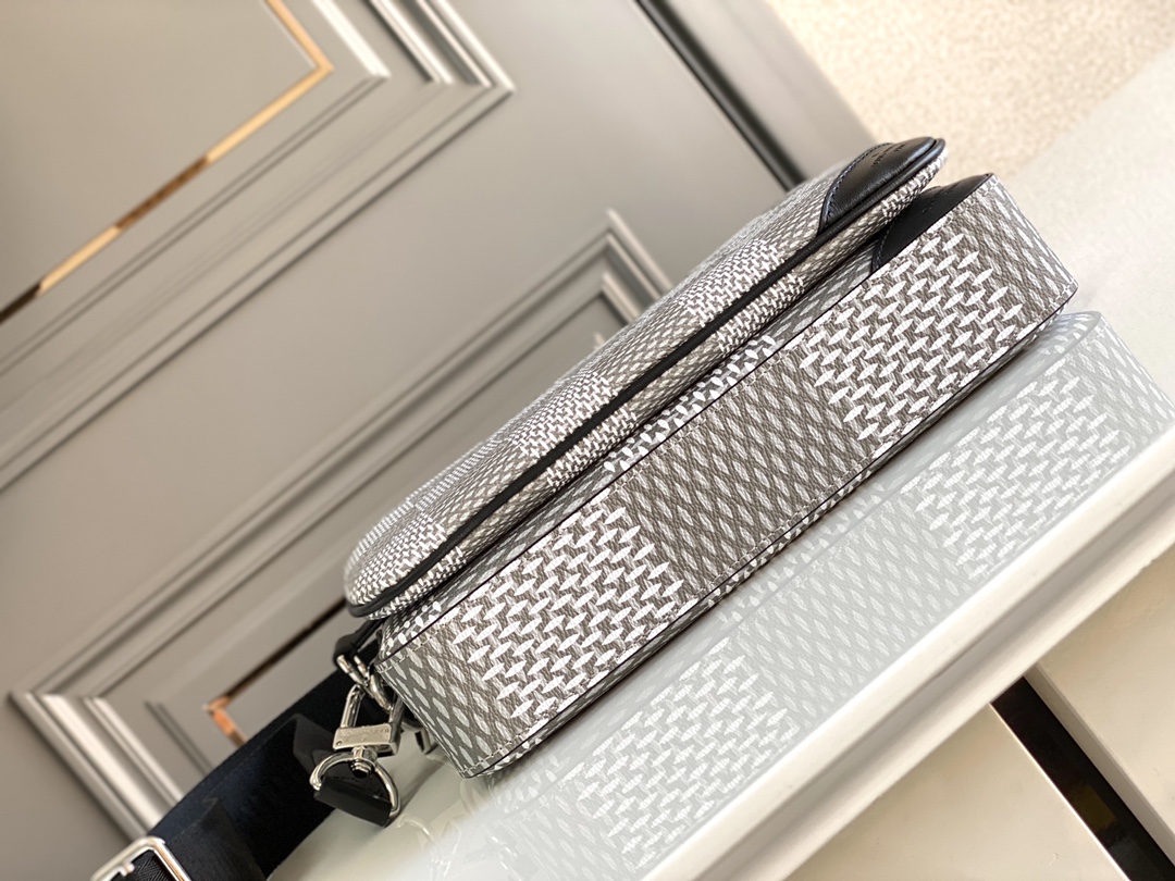 L0vis Vvtt0n Trio Messenger Damier Graphite Plaster For Men, Men’s Bags, Shoulder And Crossbody Bags 9.8in/25cm LV