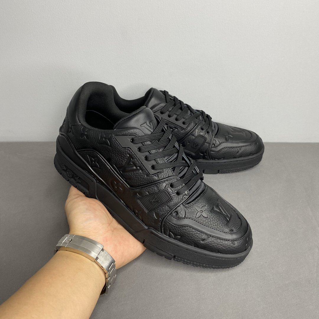 L0vis Vvtt0n Trainer Sneaker Mix Of Materials Black Virgil Abloh For Men LV