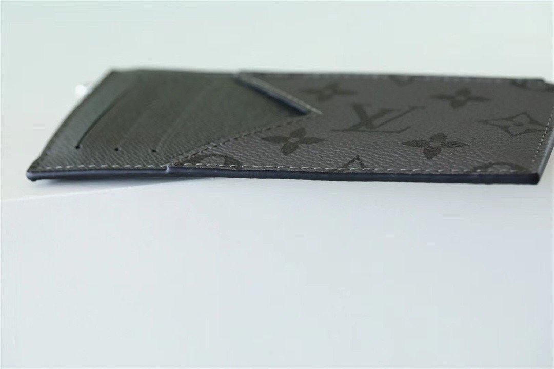 L0vis Vvtt0n Coin Card Holder Monogram Eclipse For Men, Men’s Wallet 5.7in/14.5cm LV M69533