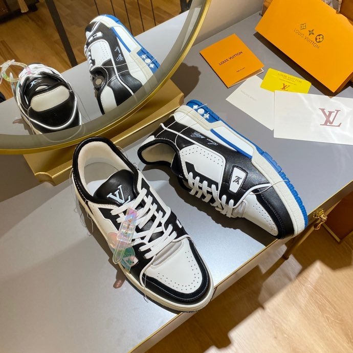 L0vis Vvtt0n Trainer Sneaker Black/White Virgil Abloh For Men LV