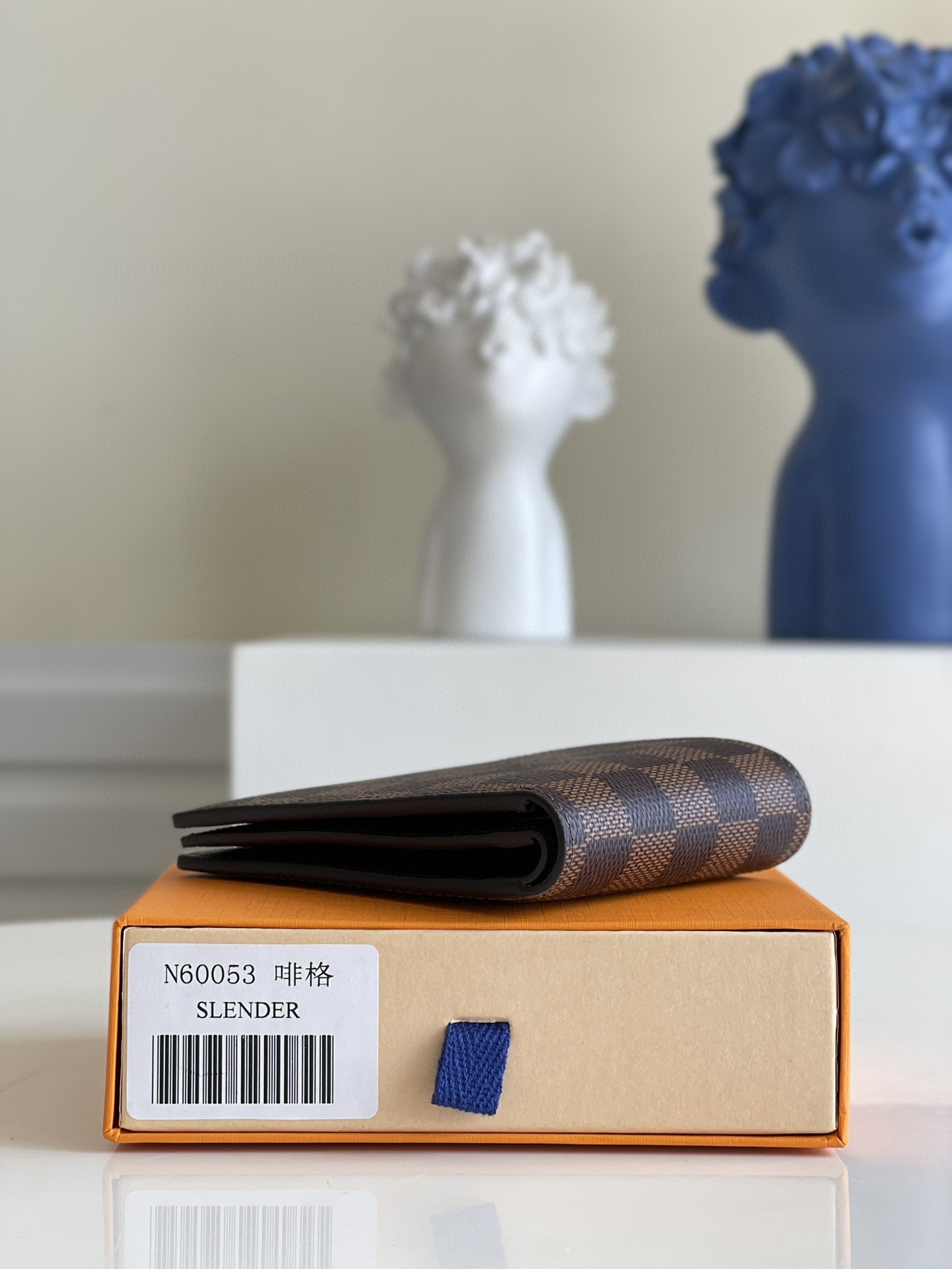 L0vis Vvtt0n Amerigo Wallet Damier Ebene For Men, Men’s Wallet 4.7in/11.5cm LV