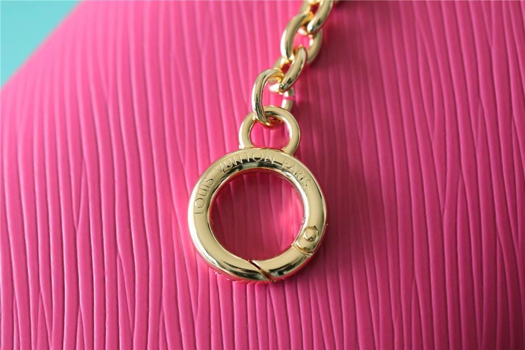 L0vis Vvtt0n Twist MM Bag, Shoulder and Cross Body Bags For Women Black / Fuchsia 9.1in/23cm LV M59885