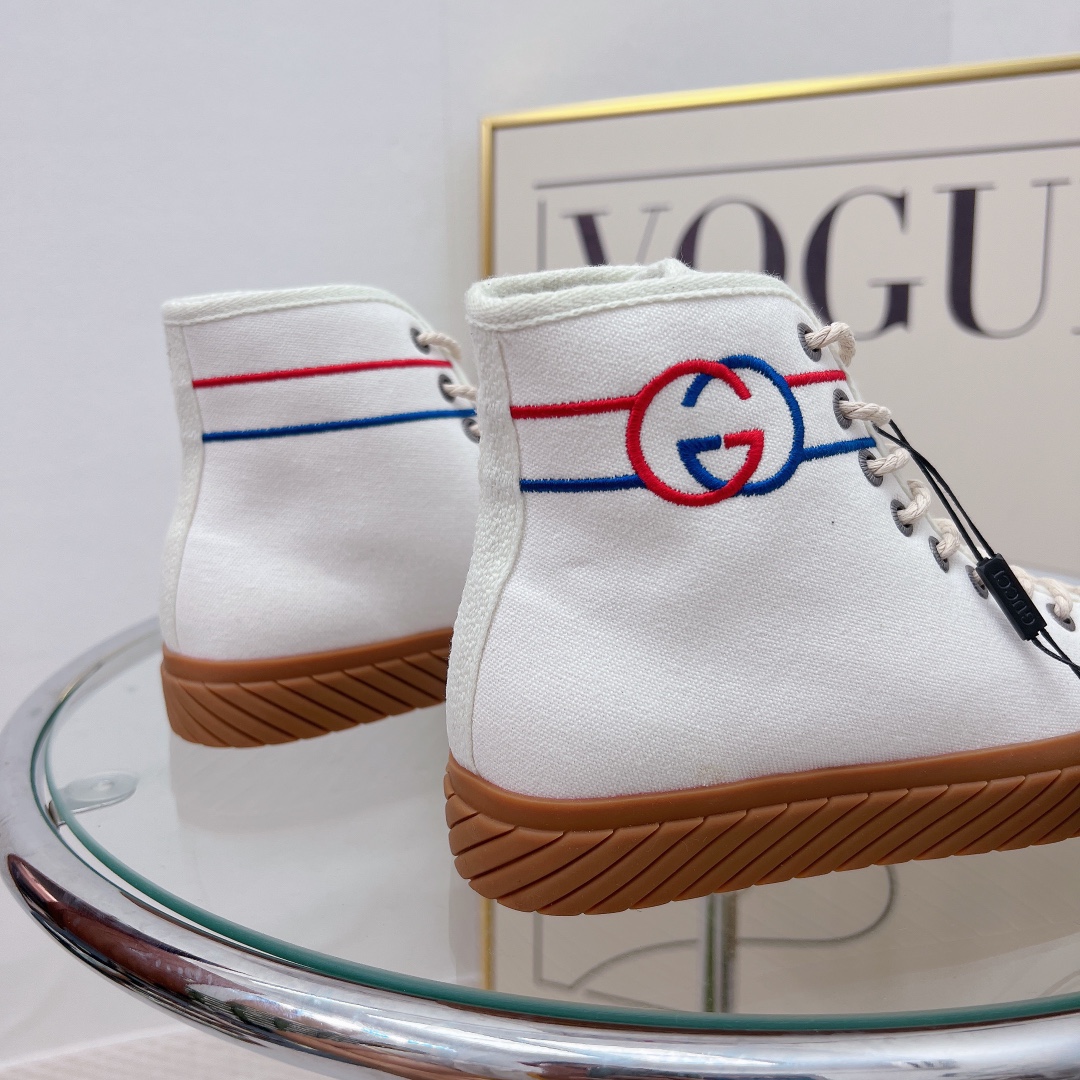 Gvc*1 Women’s Interlocking G High-Top Sneaker White For Women GG