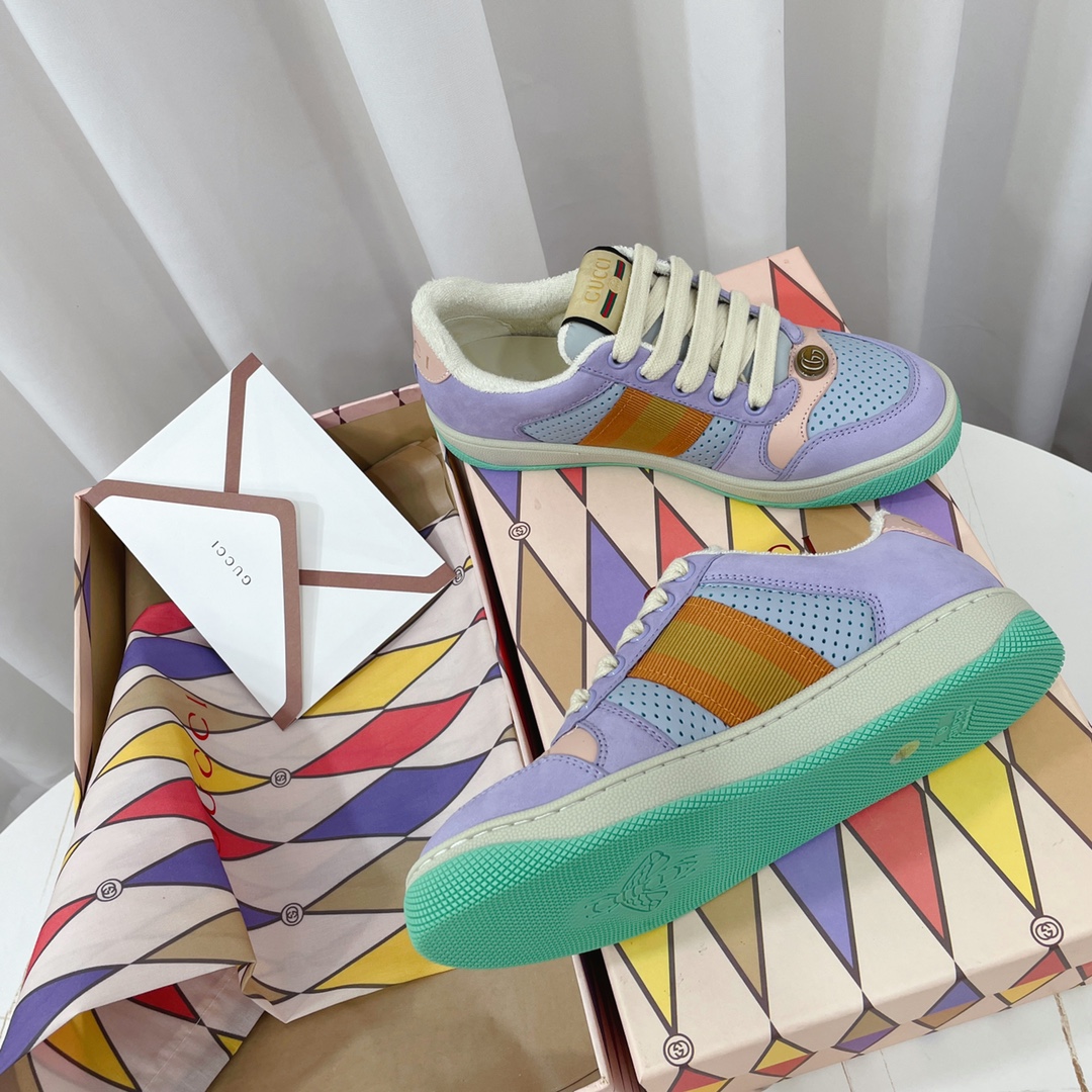 Gvc*1 Women’s Screener Sneaker Light Blue For Women GG