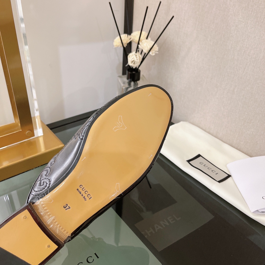 Gvc*1 Women’s GG Matelasse Princetown Slipper Black For Women GG