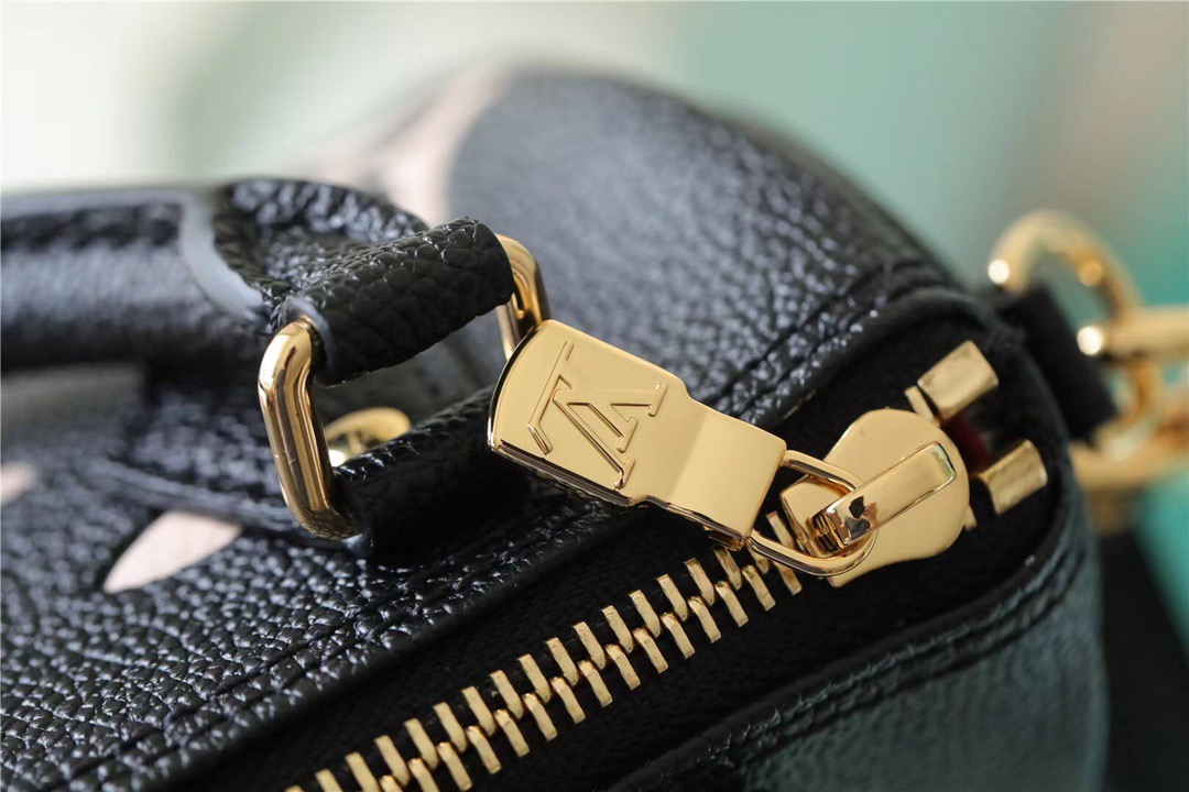 L0vis Vvtt0n Nano Speedy Monogram Empreinte Arizona Beige/ Creme Beige For Women, Women’s Bags, Shoulder And Crossbody Bags 6.3in/16cm LV