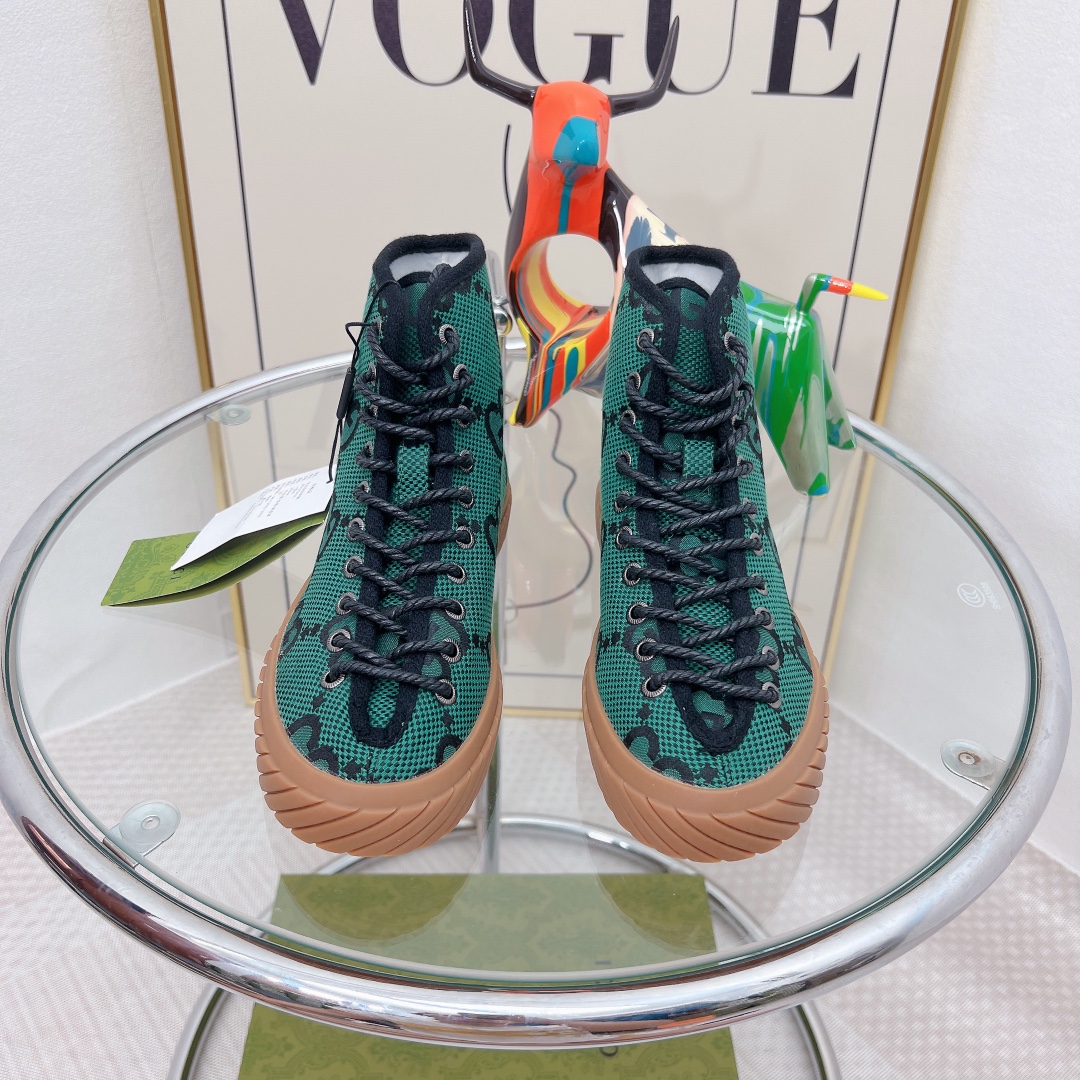 Gvc*1 Women’s High-Top Maxi GG Sneaker Grey For Women GG