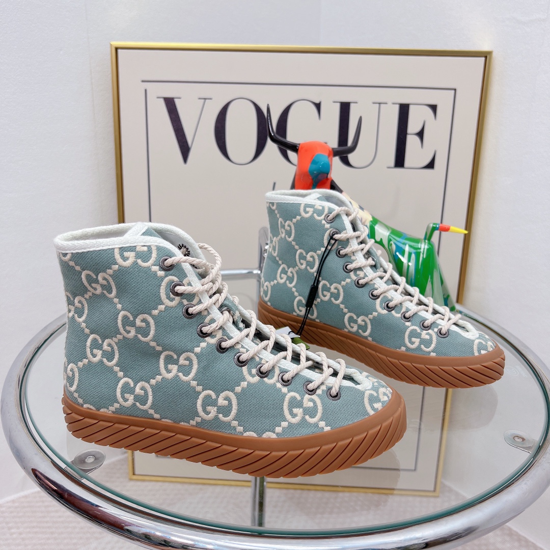 Gvc*1 Women’s High-Top Maxi GG Sneaker Grey For Women GG