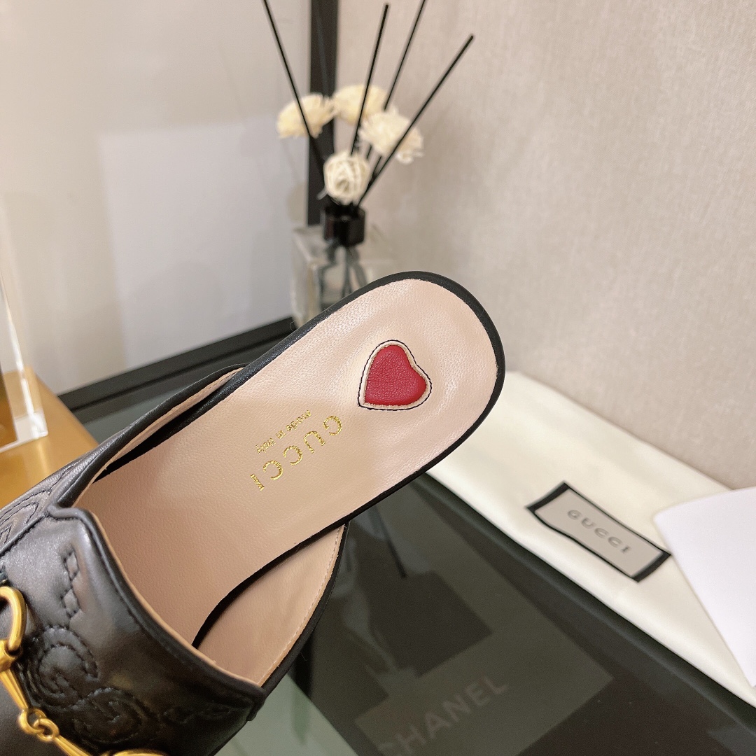 Gvc*1 Women’s GG Matelasse Princetown Slipper Black For Women GG