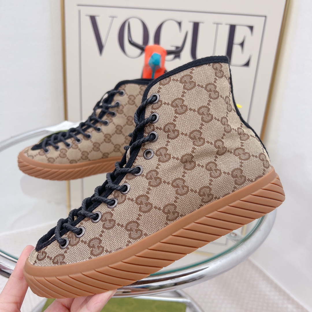 Gvc*1 Women’s High-Top Maxi GG Sneaker Beige For Women GG