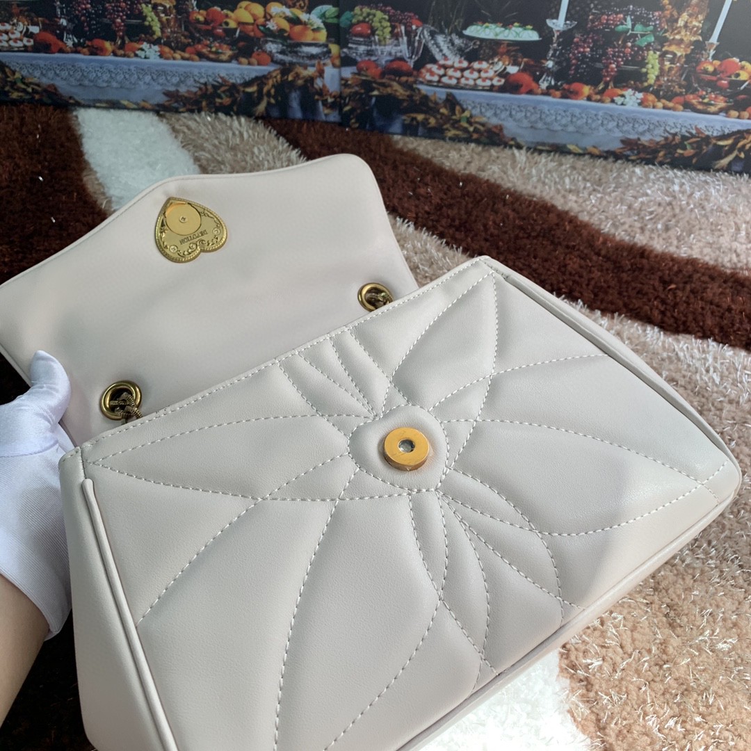 Dolce & Gabbana Medium Devotion Shoulder Bag In Quilted Nappa Pink For Women 10.2in/26cm DG