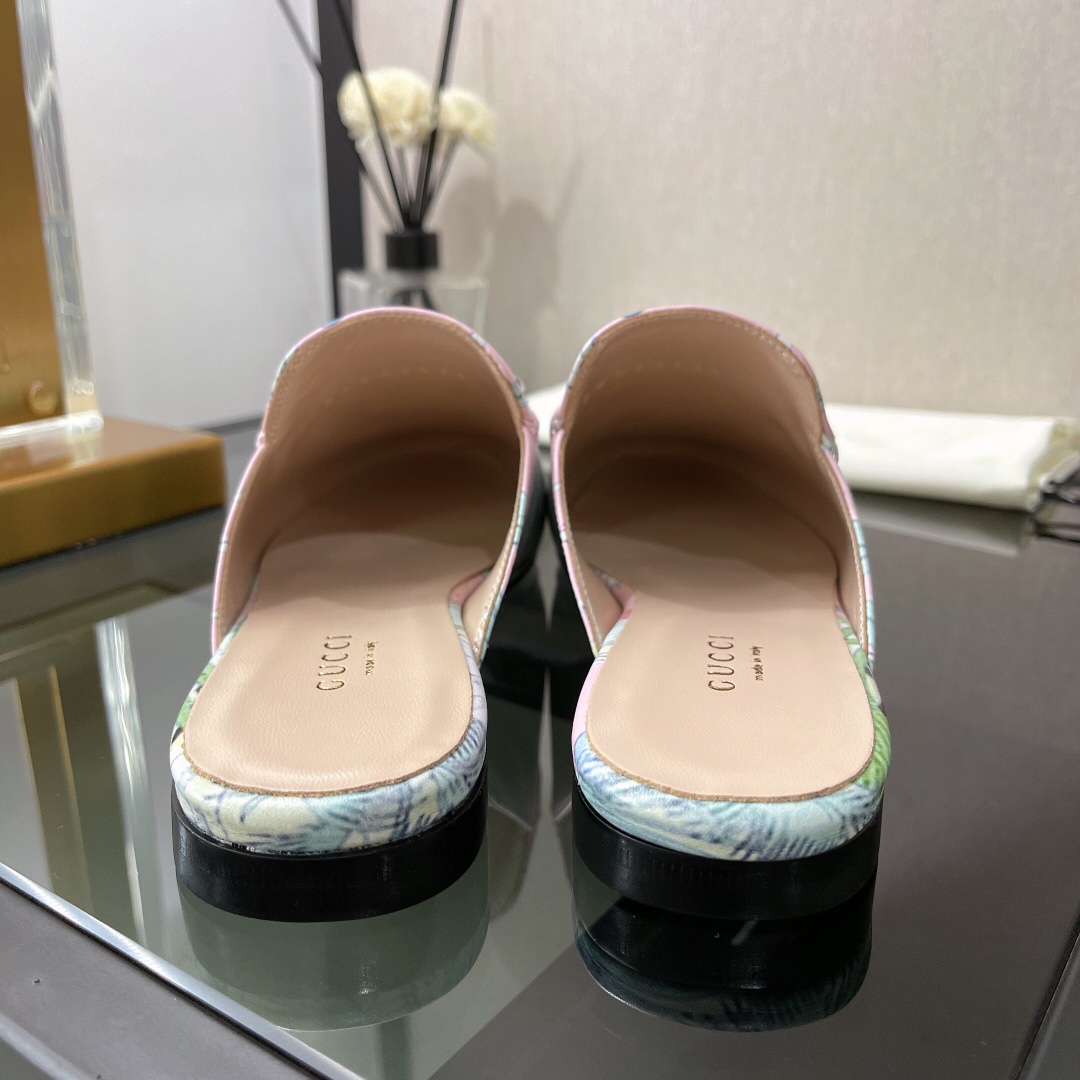 Gvc*1 Women’s GG Princetown Slipper With Tiger White For Women GG