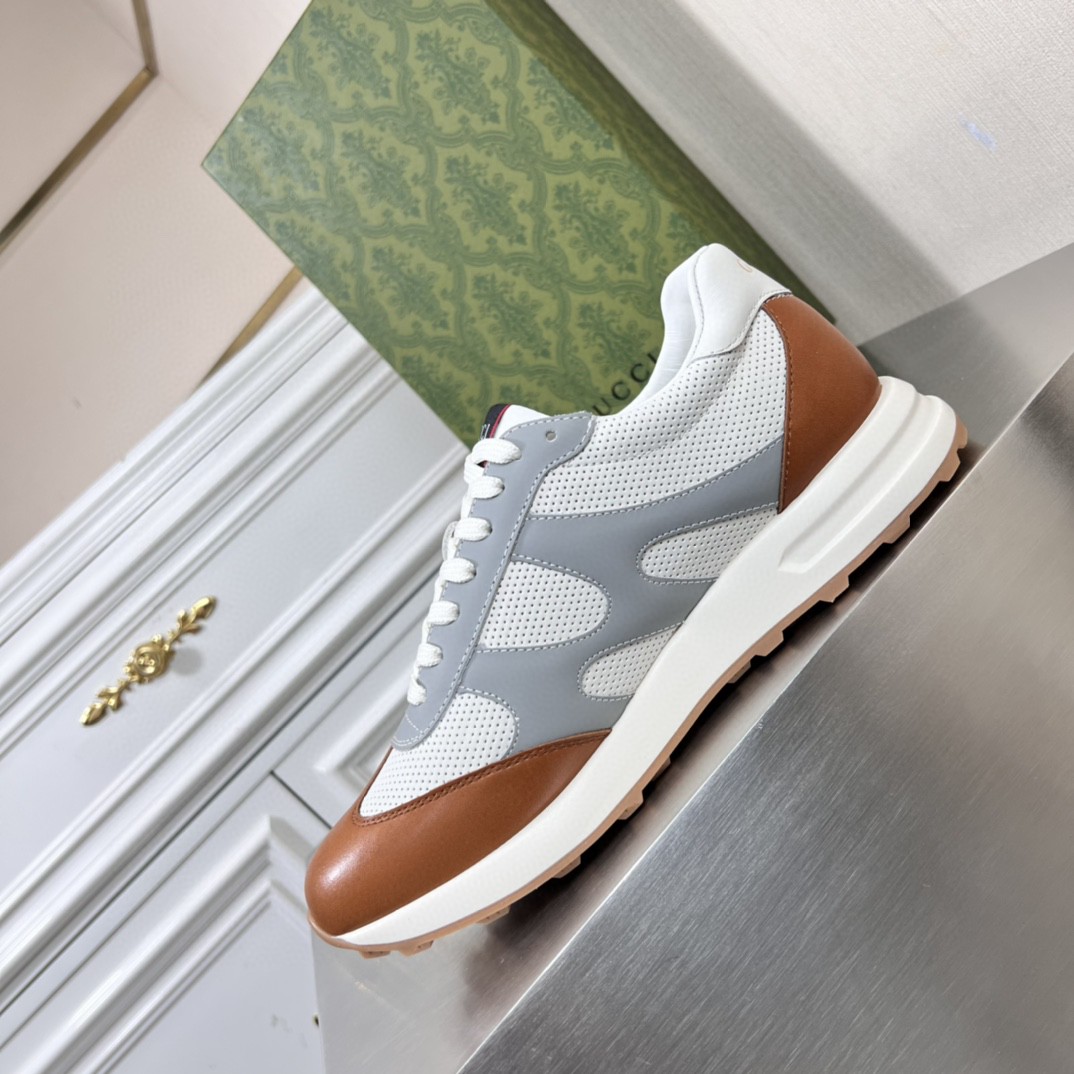 Gvc*1 Men’s Sneakers Brown Gray For Men ‎675840