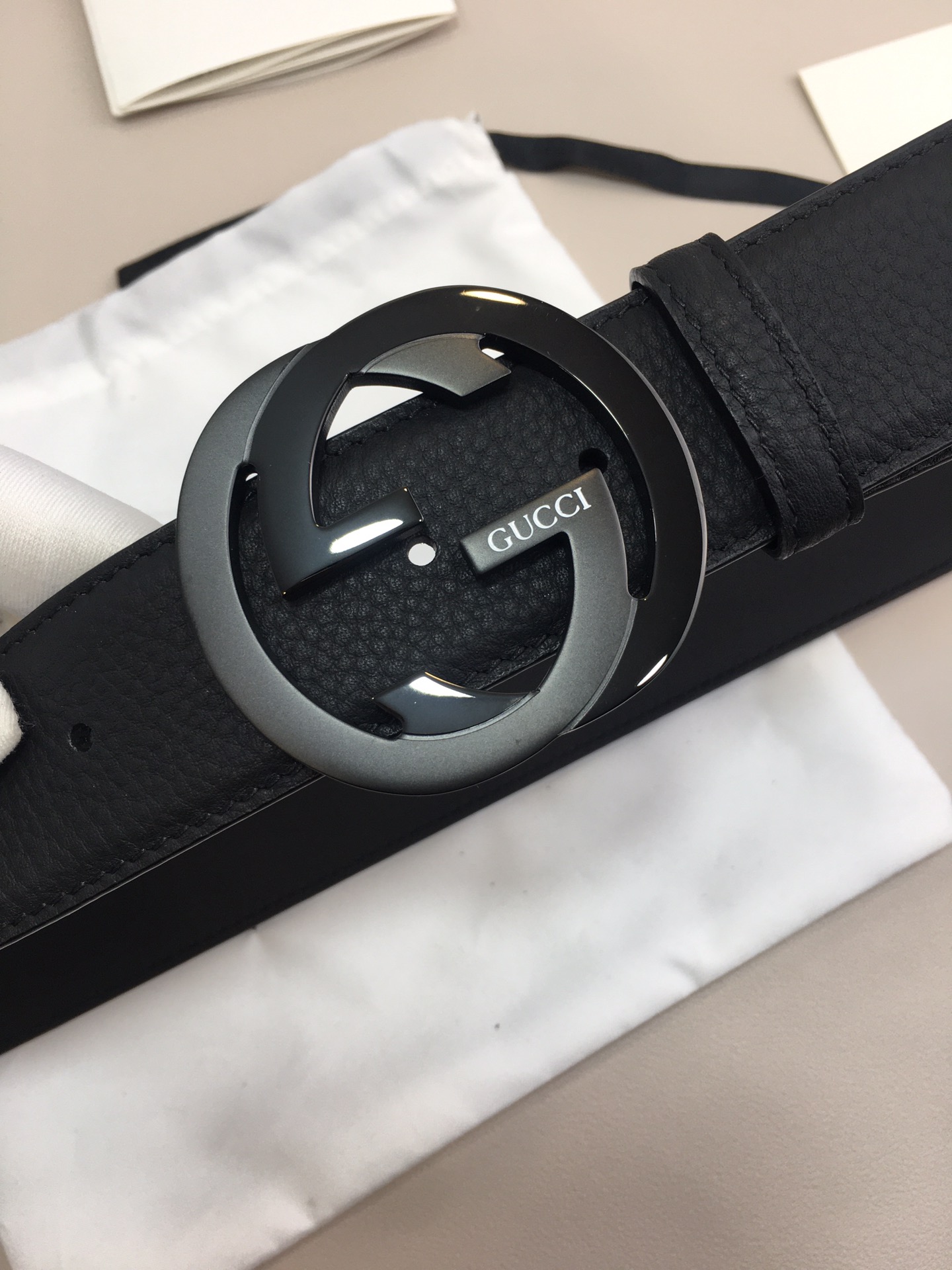 Gvc*1 GG Marmont Reversible Belt Black