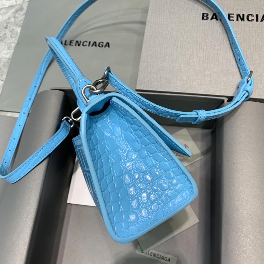 Ba1en*iaga Hourglass Small Handbag In Blue, For Women, Women’s Bags 9in/23cm