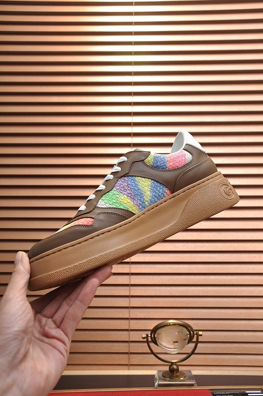 Gvc*1 Men’s Sneaker With Pale Rainbow Brown For Men ‎669582