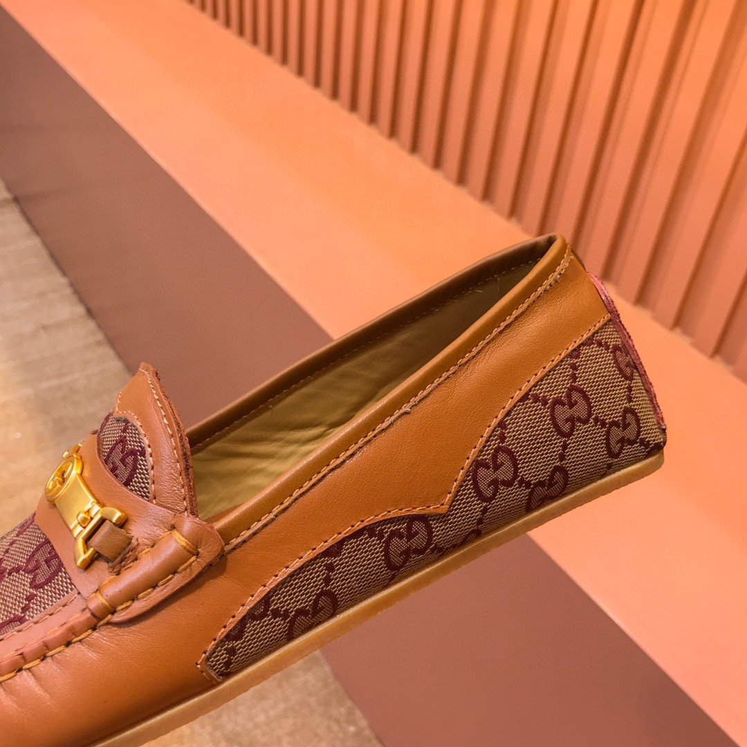 Gvc*1 Men’s Loafer With Interlocking GG Horsebit In Brown For Men 655519 1XO20 2872