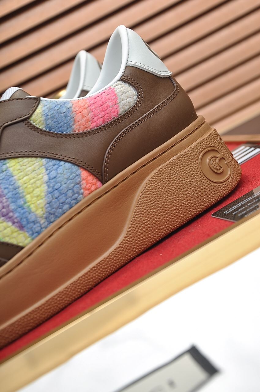 Gvc*1 Men’s Sneaker With Pale Rainbow Brown For Men ‎669582