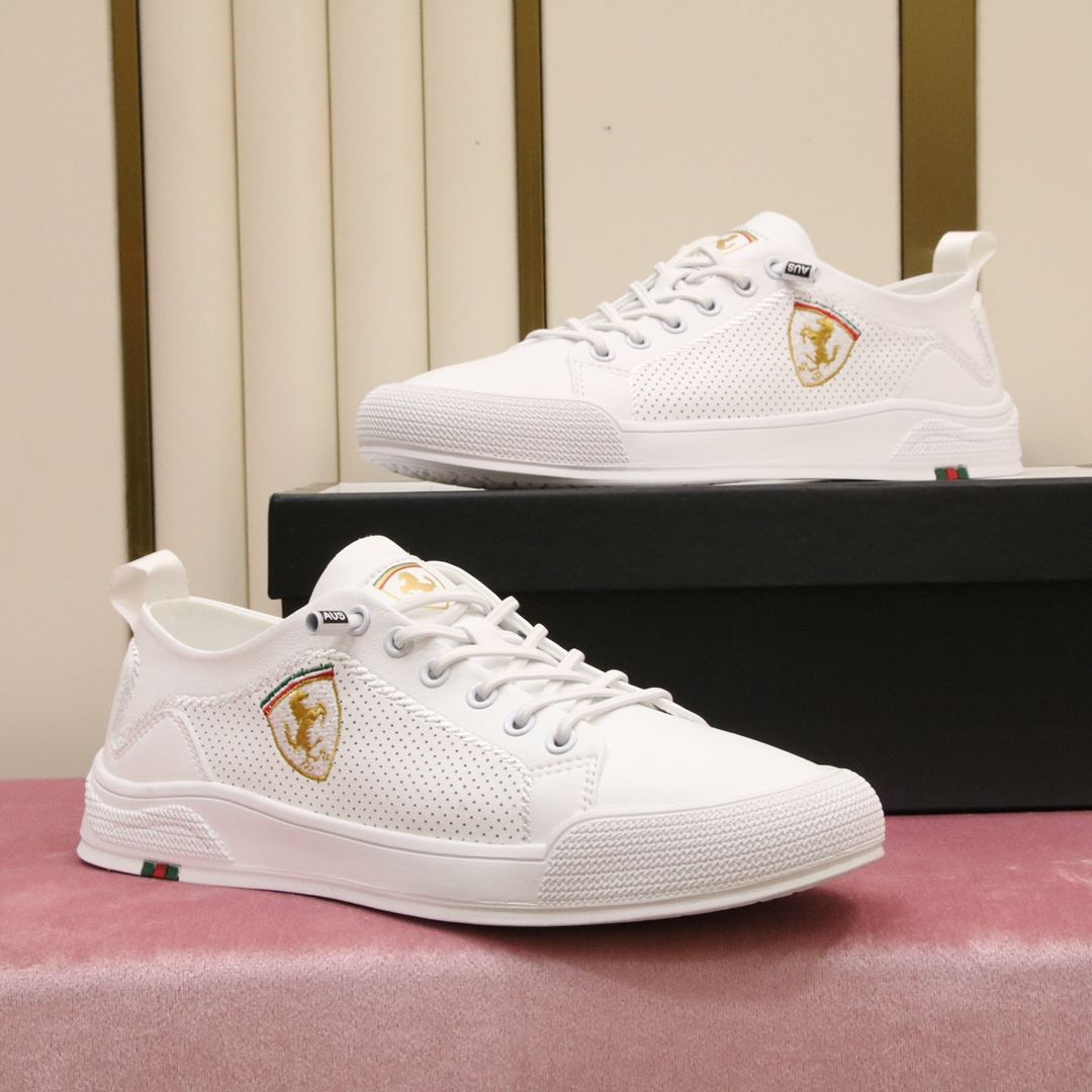 Gvc*1 Ferrari Men’s Sneaker Loafer White For Men