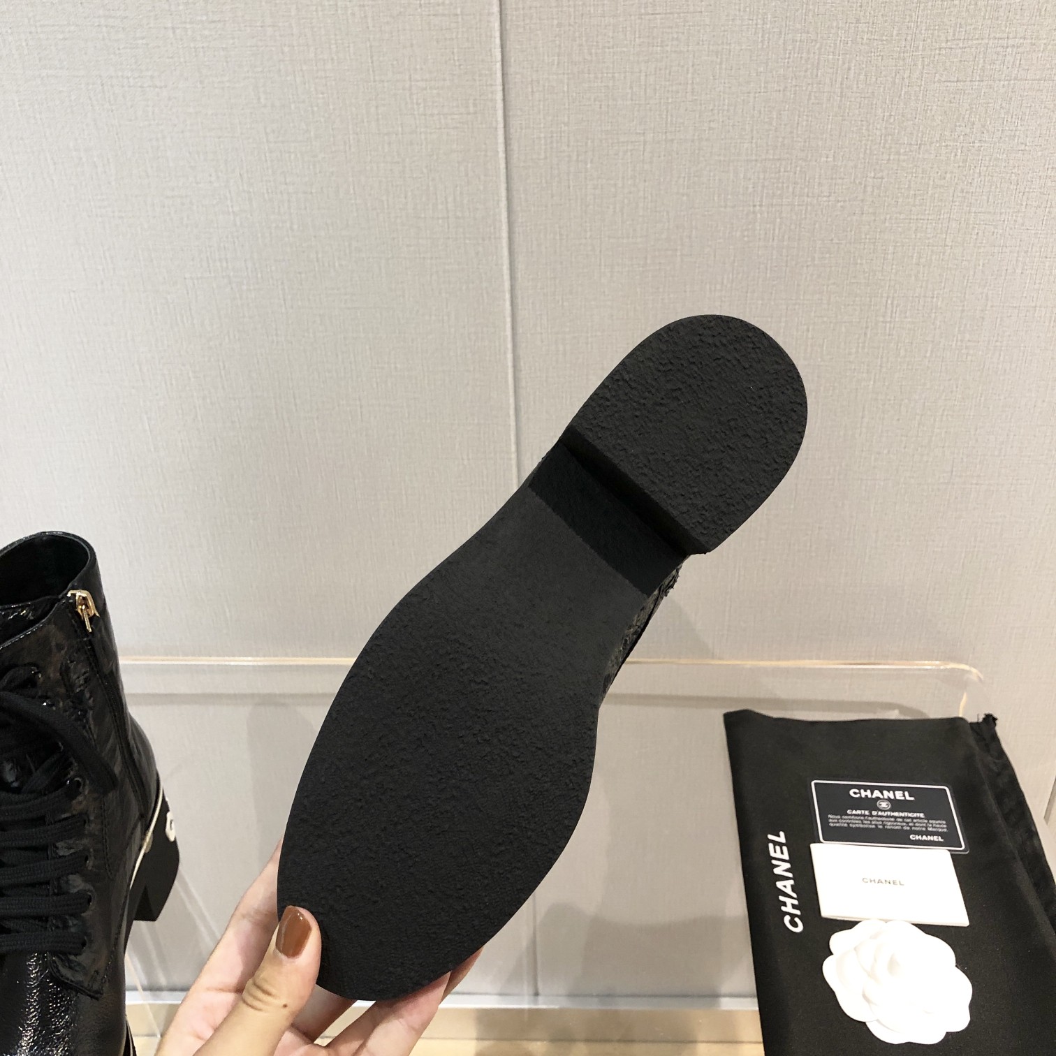 Ch**el Women’s Lace-Ups Black For Women