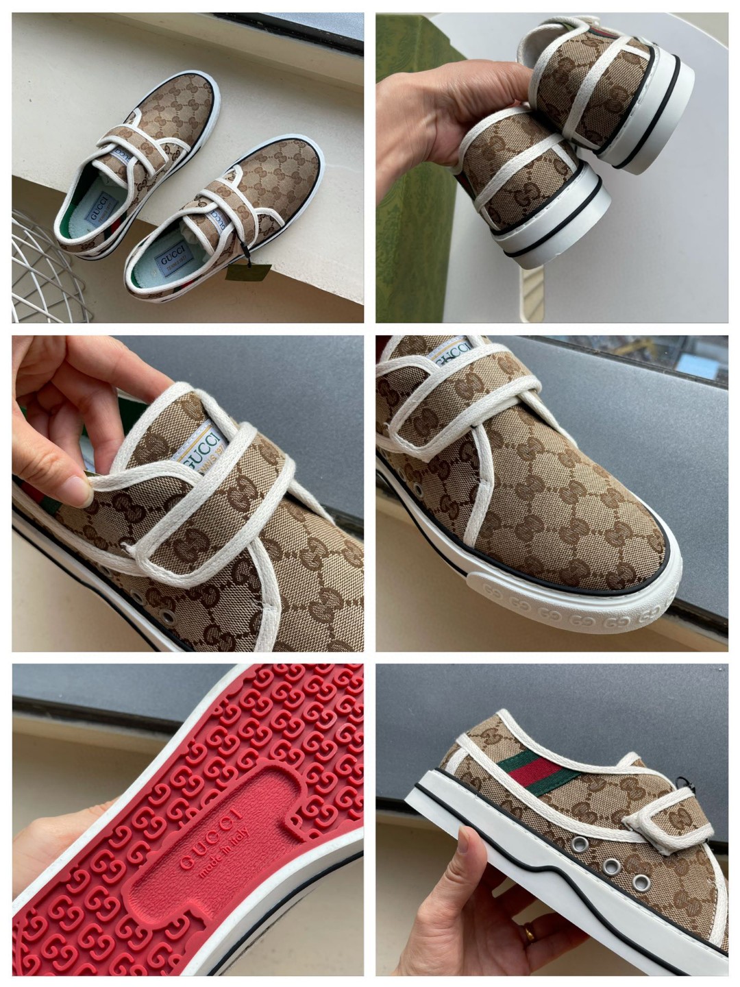 Gvc*1 Men’s Tennis 1977 Sneaker Brown Red For Men ‎692918