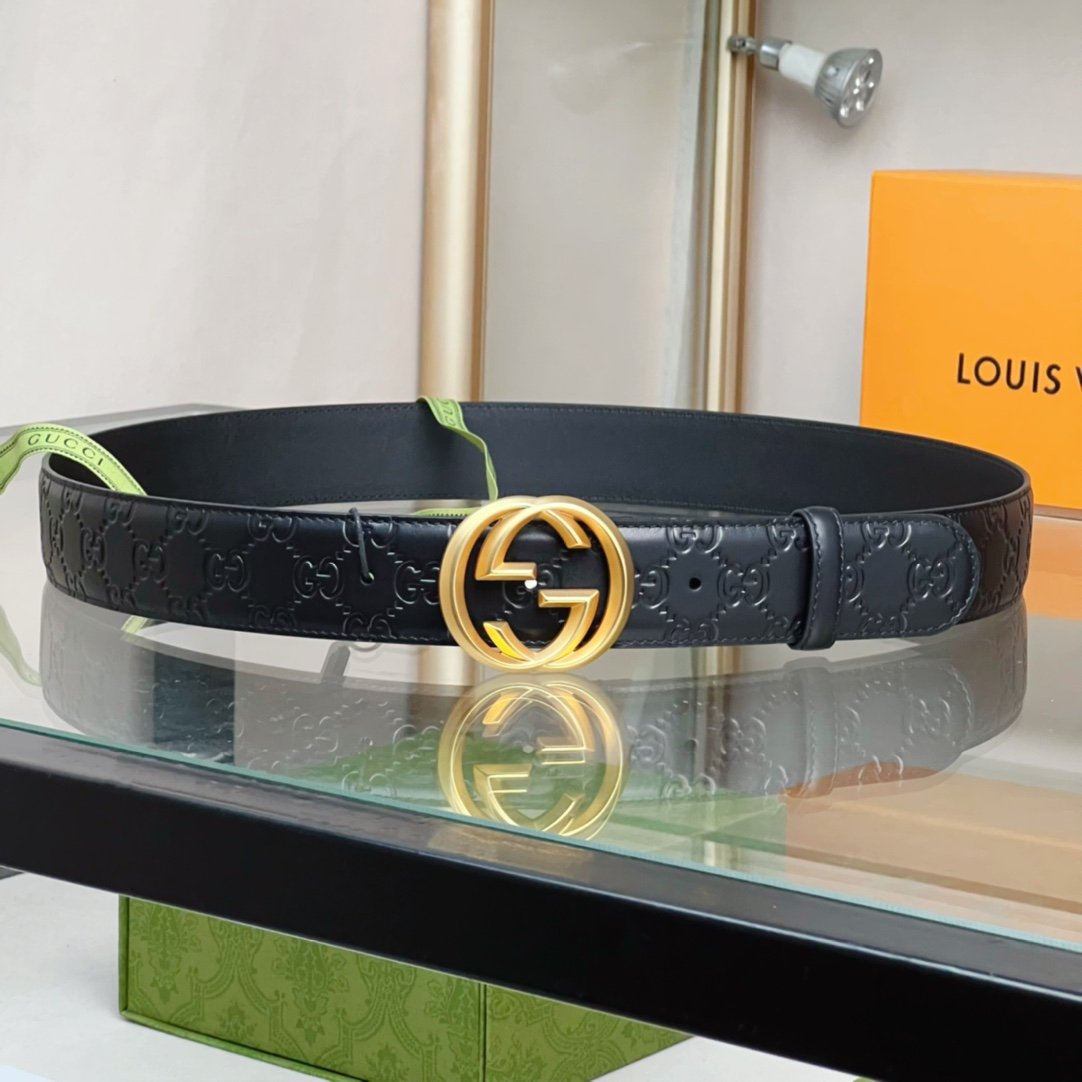 Gvc*1 GG Marmont Reversible Belt Black