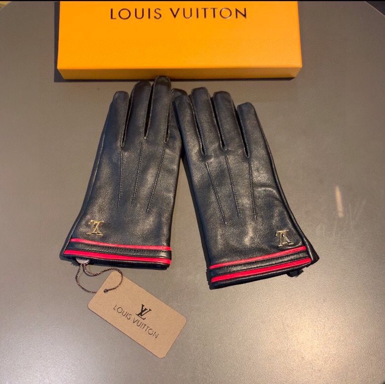 L0vis Vvtt0n Gloves In Black