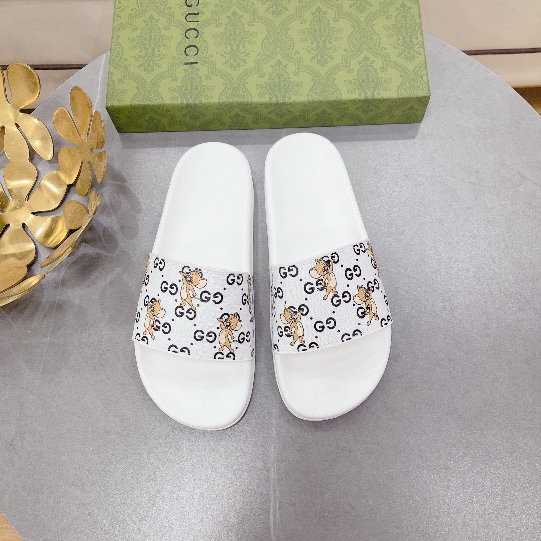 Gvc*1 Women’s Jerry Print Slide Sandal White For Women 681867