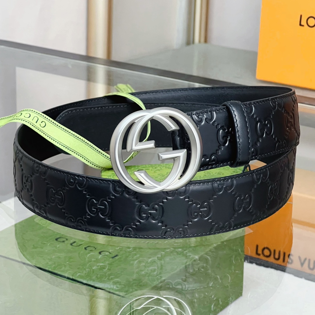 Gvc*1 GG Marmont Reversible Belt Black