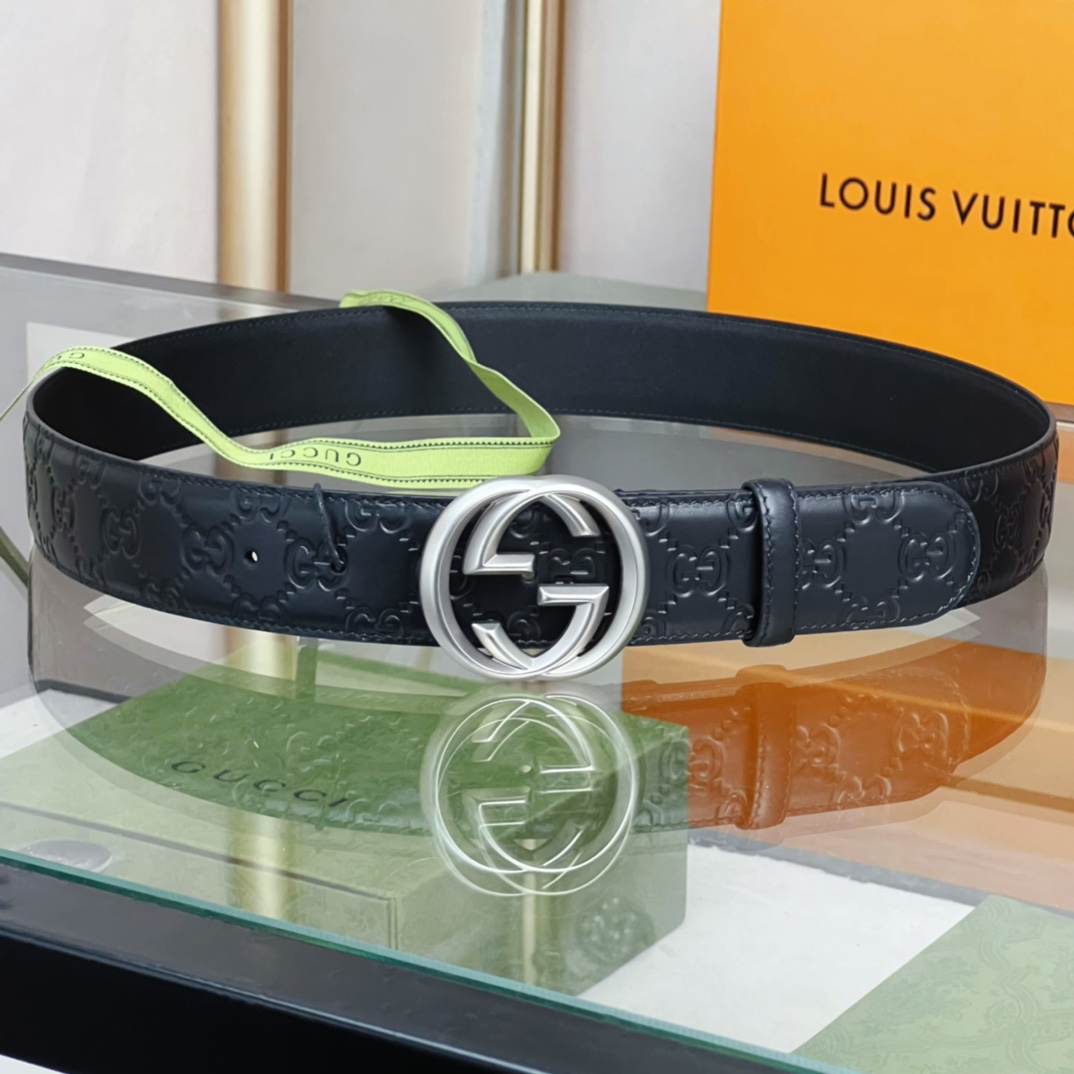 Gvc*1 GG Marmont Reversible Belt Black
