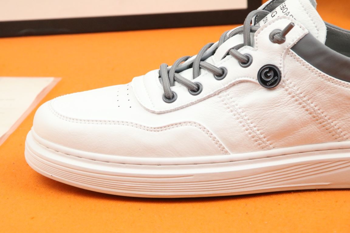 Jieshou x Gvc*1 Men’s Sneakers Breathable Spring Autumn Winter White And Gray For Men