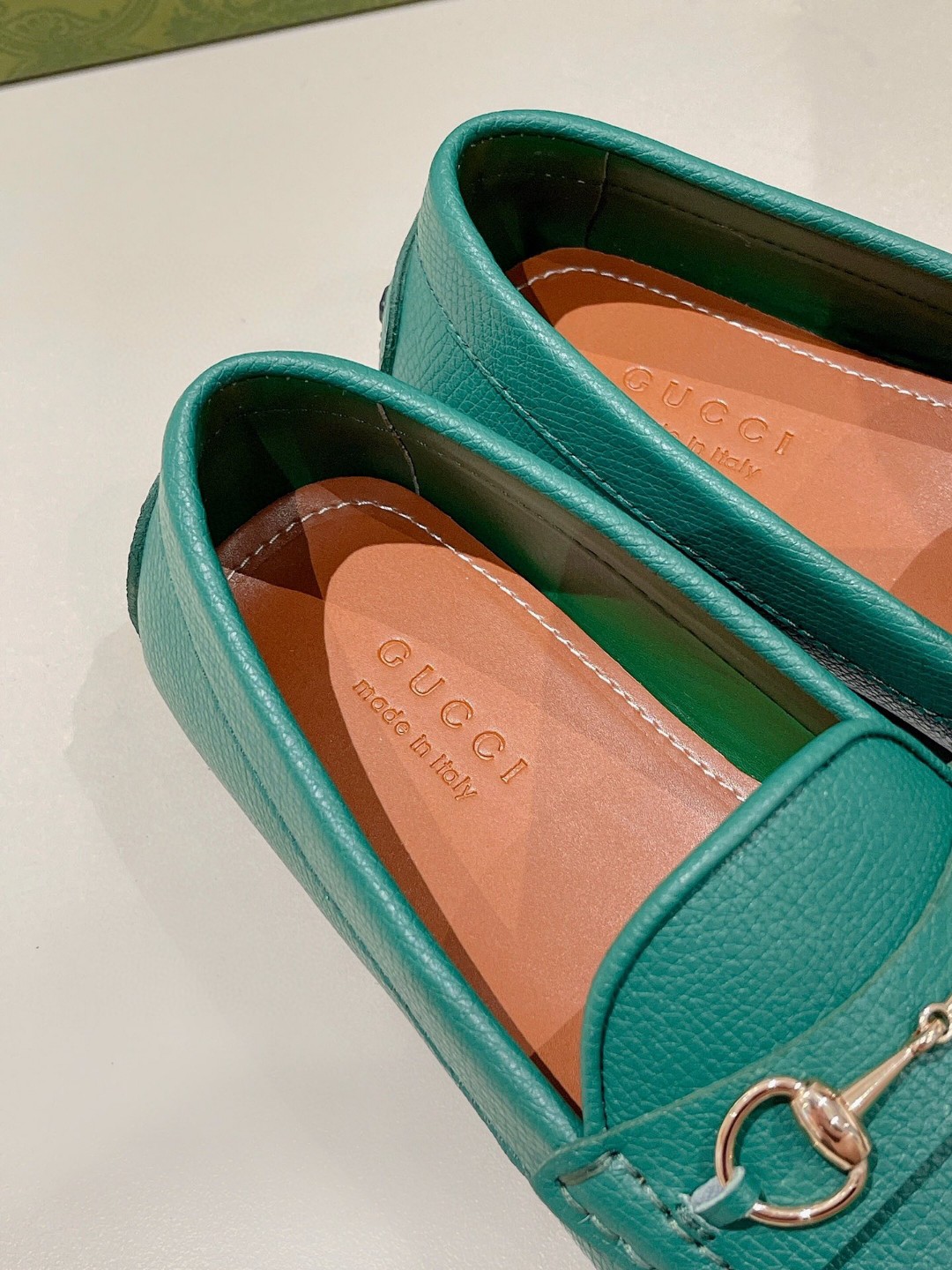 Gvc*1 Men’s Horsebit Driver Green For Men 674254 UDU00 3120