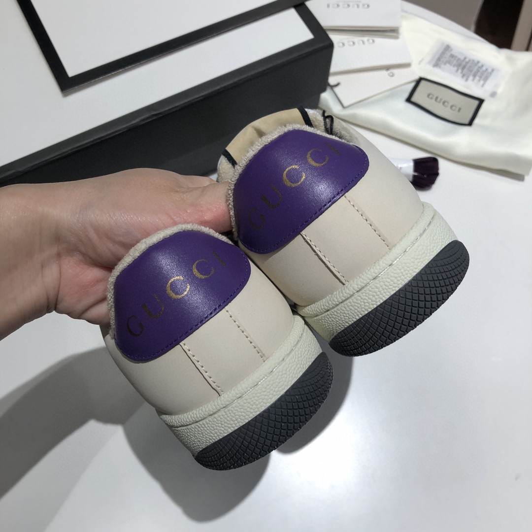 Gvc*1 Men’s Screener Low-Top Blue GG Lamé For Men 577684 2C830 4690