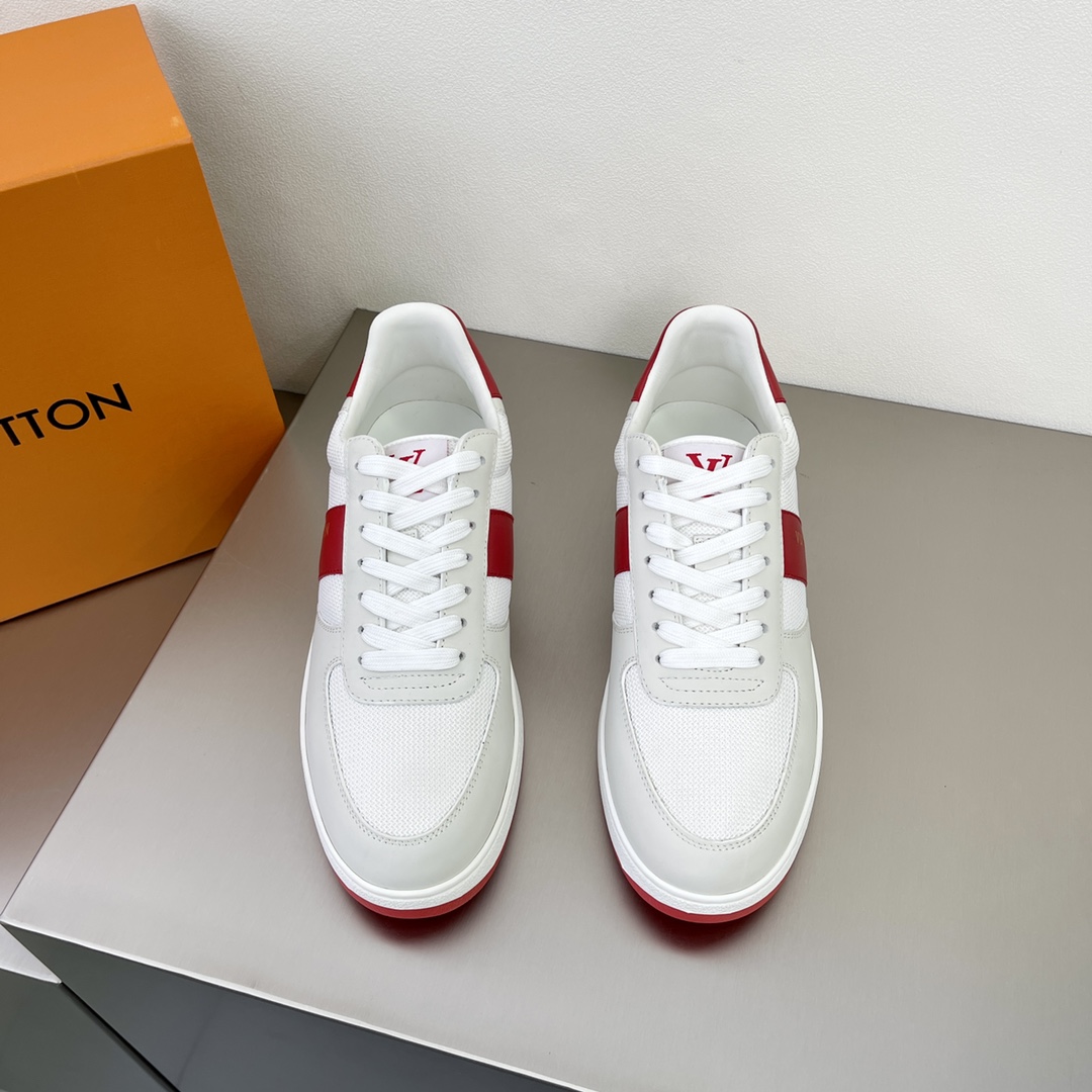 L0vis Vuittion Rivoli Line Sneaker White For Men LV