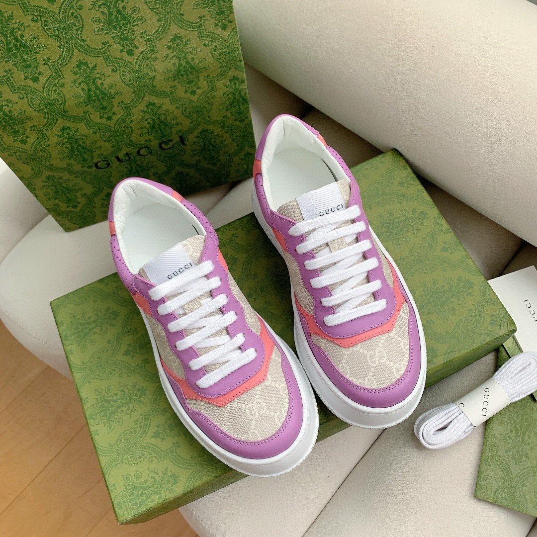 Gvc*1 Women’s GG Sneaker Pink And Purple Svp*me For Women ‎‎670408 UPG90 5471