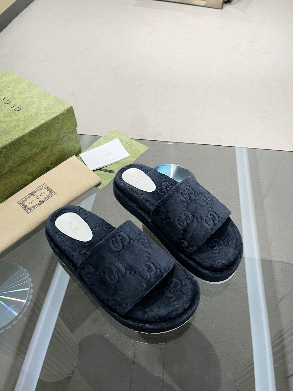 Gvc*1 Women’s GG Platform Sandal Black For Women GG