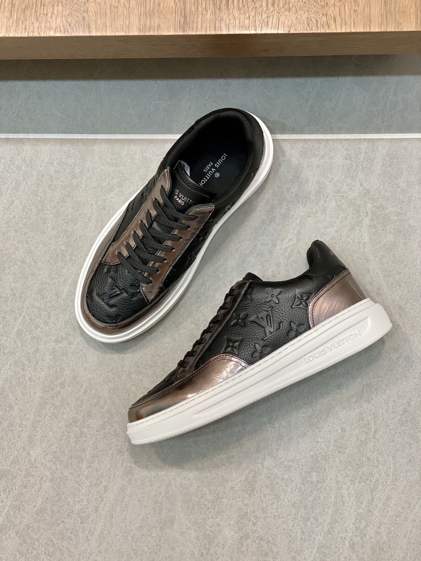 L0vis Vuittion Beverly Hills Sneaker Brown For Men LV