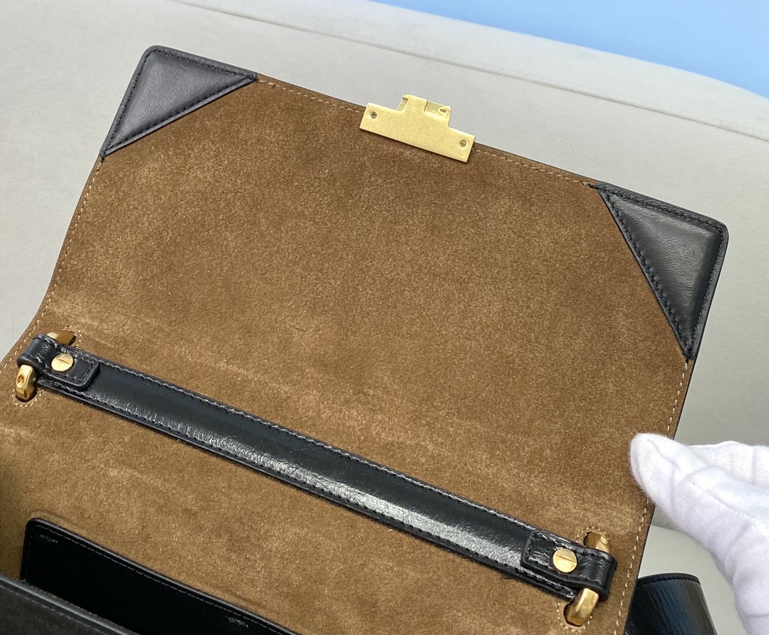 F**di Kan U Small Black Bag For Woman 25cm/9.5in