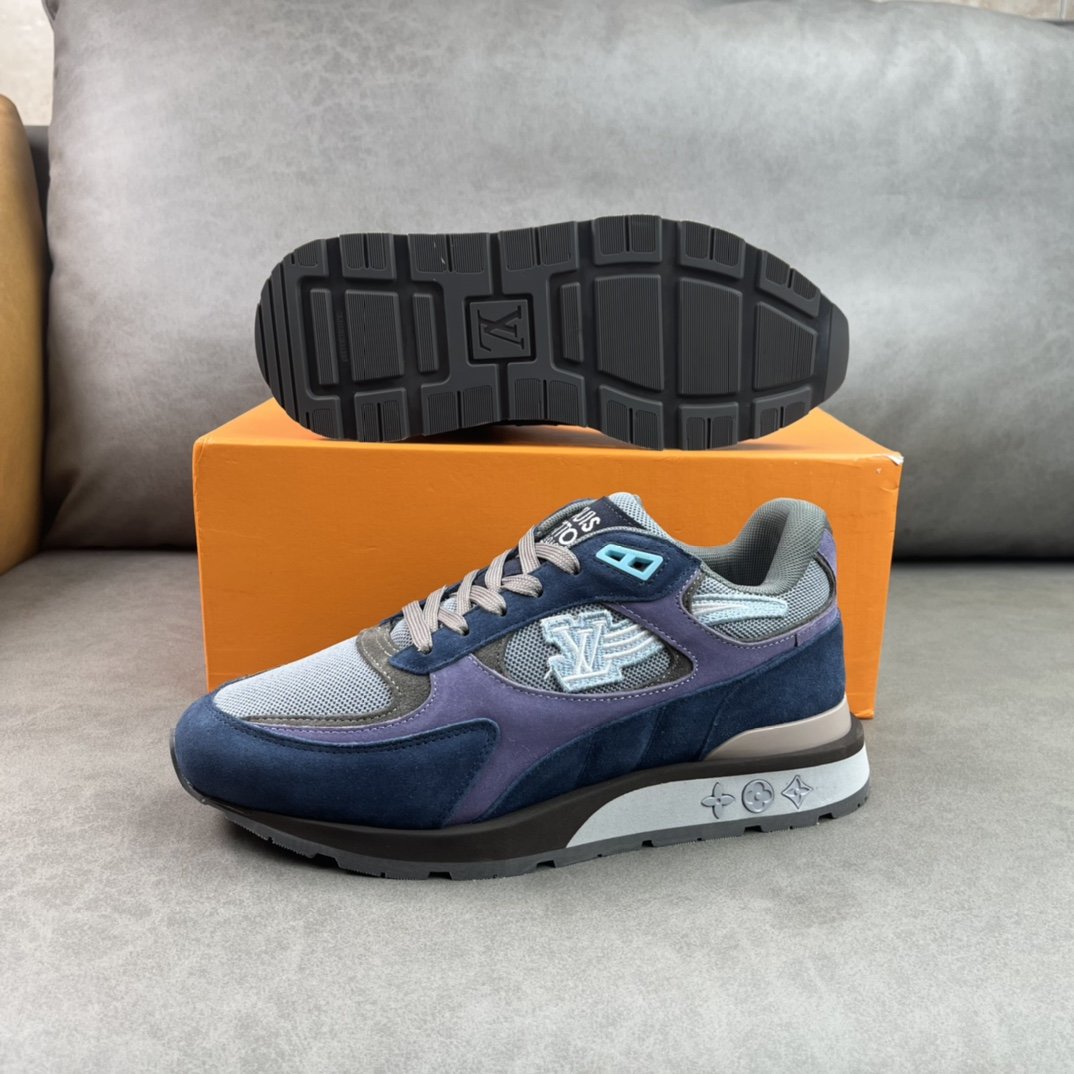 L0vis Vvtt0n Run Away Sneaker Blue For Men LV 1A9J03