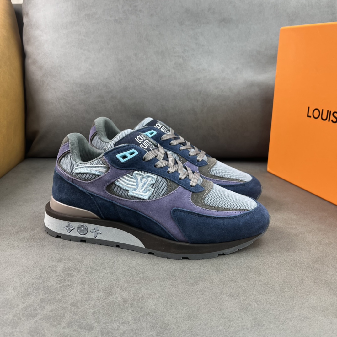 L0vis Vvtt0n Run Away Sneaker Blue For Men LV 1A9J03
