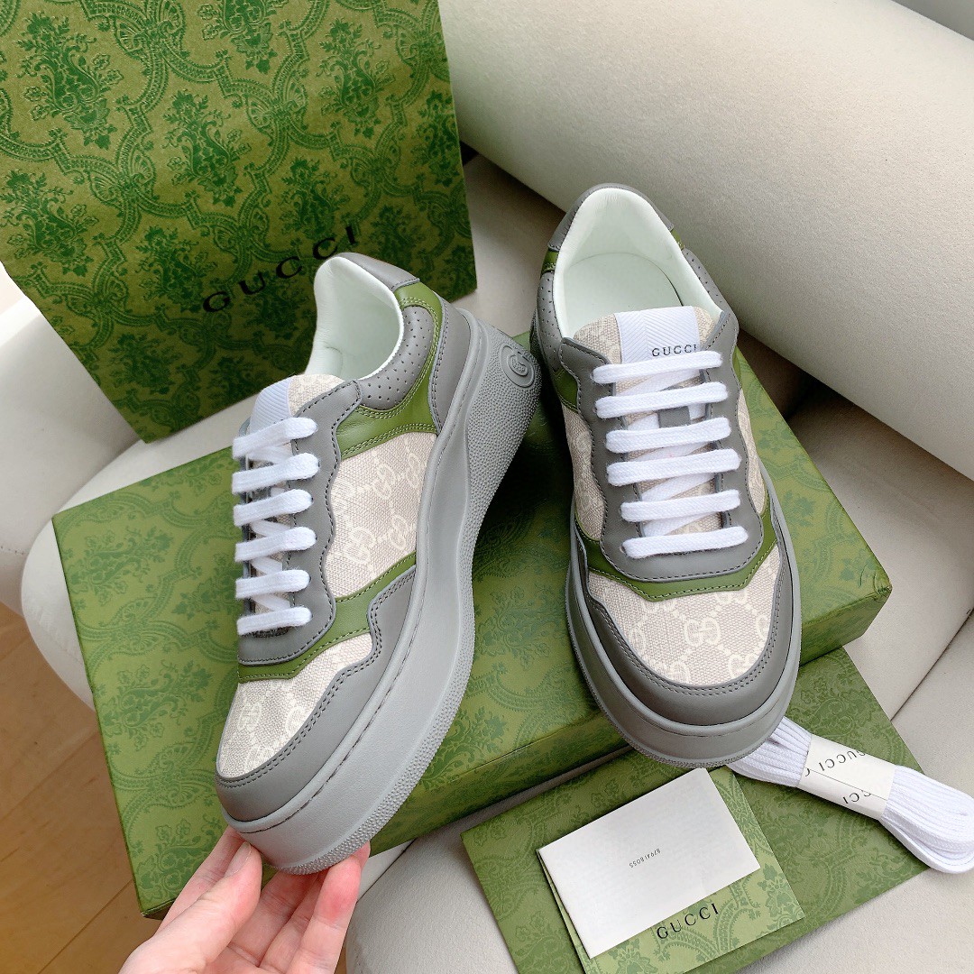 Gvc*1 Men’s GG Sneaker Green And Gray Svp*me For Men 700641 UPG90 1282